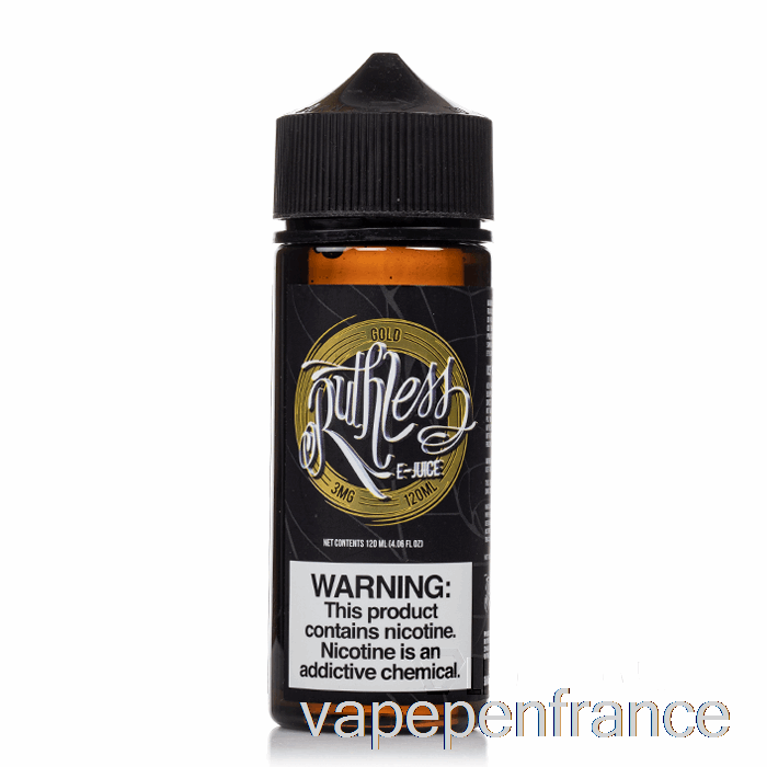 Or - Vapeur Impitoyable - Stylo Vape 120 Ml 3 Mg